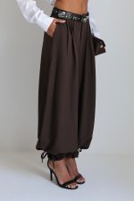 ⁦מכנסיים אלגנט פנסים+חגורה⁩ – תמונה ⁦8⁩