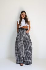 ⁦מכנס משבצות מיס+חגורה⁩ – תמונה ⁦24⁩
