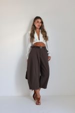 ⁦מכנס דריל בלון+חגורה⁩ – תמונה ⁦9⁩