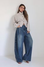 ⁦ג׳קט משבצת כיווץ⁩ – תמונה ⁦13⁩
