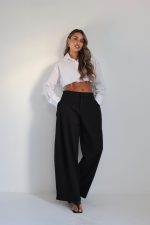 ⁦מכנסיים אלגנט מחויט תפר צד⁩ – תמונה ⁦18⁩