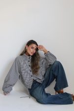 ⁦ג׳קט משבצת כיווץ⁩ – תמונה ⁦3⁩