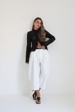 ⁦חולצה תחרה כפתור מיוחד⁩ – תמונה ⁦8⁩