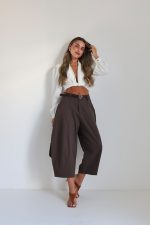 ⁦מכנס דריל בלון+חגורה⁩ – תמונה ⁦11⁩