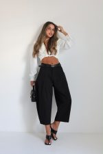 ⁦מכנס דריל בלון+חגורה⁩ – תמונה ⁦20⁩