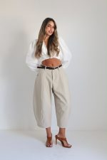 ⁦מכנס דריל בלון+חגורה⁩ – תמונה ⁦21⁩
