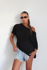 ⁦חולצה לוז סריג דק⁩ – תמונה ⁦28⁩
