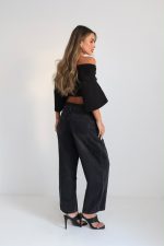 ⁦ג׳ינס תפרים שחור⁩ – תמונה ⁦10⁩