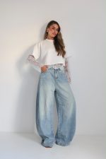 ⁦חולצה שרוול תחרה⁩ – תמונה ⁦2⁩