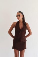 ⁦חליפה חצאית קולר פפיון⁩ – תמונה ⁦24⁩