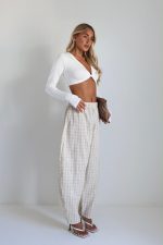 ⁦מכנס בארל גומי משבצות 9179⁩ – תמונה ⁦3⁩