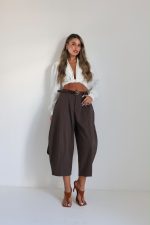 ⁦מכנס דריל בלון+חגורה⁩ – תמונה ⁦8⁩