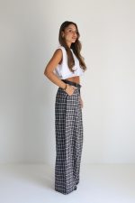 ⁦מכנס משבצות מיס+חגורה⁩ – תמונה ⁦22⁩