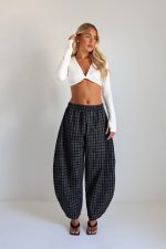 ⁦מכנס בארל גומי משבצות 9179⁩ – תמונה ⁦17⁩
