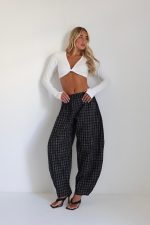 ⁦מכנס בארל גומי משבצות 9179⁩ – תמונה ⁦18⁩