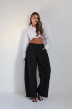 ⁦מכנסיים אלגנט מחויט תפר צד⁩ – תמונה ⁦23⁩