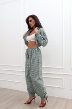 ⁦חליפה משבצת קרופ⁩ – תמונה ⁦6⁩