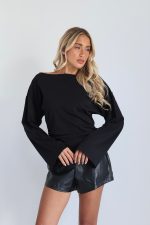 ⁦חולצה סירה כיווץ - 51854⁩ – תמונה ⁦20⁩