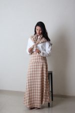 ⁦חליפה חצאית+ בנדנה S01⁩ – תמונה ⁦5⁩