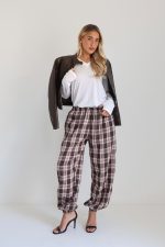 ⁦מכנס משבצת גומי 9140⁩ – תמונה ⁦20⁩
