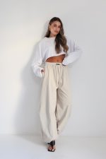 ⁦מכנס שילוב גומי מנג׳ט 26237⁩ – תמונה ⁦3⁩