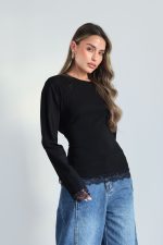 ⁦חולצה קשירה תחרה 6129⁩ – תמונה ⁦18⁩
