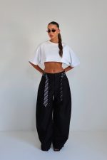 ⁦מכנסיים בלון שילוב עניבה 1060⁩ – תמונה ⁦28⁩