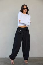 ⁦מכנסיים כפתורים בלון 3338⁩ – תמונה ⁦5⁩