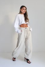 ⁦מכנס שילוב גומי מנג׳ט 26237⁩ – תמונה ⁦2⁩