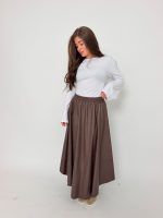 ⁦חצאית עור קלוש⁩ – תמונה ⁦4⁩