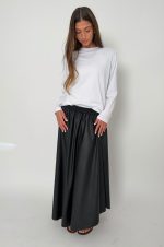 ⁦חצאית עור קלוש⁩ – תמונה ⁦5⁩