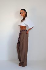 ⁦מכנסיים בלון שילוב עניבה 1060⁩ – תמונה ⁦15⁩