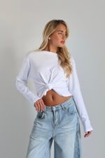 ⁦חולצה פיין ריב קשירה 51843⁩ – תמונה ⁦5⁩