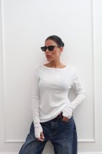 ⁦חולצה מוס גב פתוח⁩ – תמונה ⁦2⁩