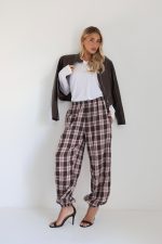 ⁦מכנס משבצת גומי 9140⁩ – תמונה ⁦8⁩