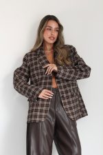 ⁦בלייזר משבצות מיס 9853⁩ – תמונה ⁦6⁩