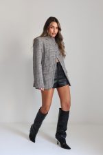⁦ג׳קט משבצות אלכסון 2615⁩ – תמונה ⁦8⁩
