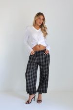 ⁦מכנס משבצת גומי 9140⁩ – תמונה ⁦37⁩