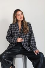 ⁦בלייזר משבצות מיס 9853⁩ – תמונה ⁦20⁩