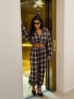 ⁦חליפה משבצות קשירות 10334⁩ – תמונה ⁦5⁩