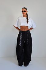 ⁦מכנסיים בלון שילוב עניבה 1060⁩ – תמונה ⁦26⁩