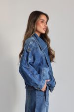 ⁦ג׳קט כפתור אלכסון 8873⁩ – תמונה ⁦23⁩