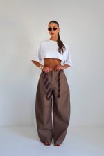 ⁦מכנסיים בלון שילוב עניבה 1060⁩ – תמונה ⁦23⁩
