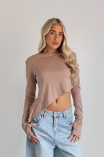⁦חולצה טישו אלכסון 51855⁩ – תמונה ⁦28⁩