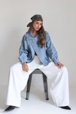 ⁦ג׳קט כפתור אלכסון 8873⁩ – תמונה ⁦8⁩