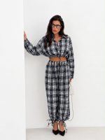 ⁦חליפה משבצות קשירות 10334⁩ – תמונה ⁦2⁩
