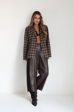 ⁦בלייזר משבצות מיס 9853⁩ – תמונה ⁦2⁩