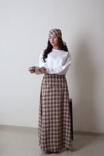 ⁦חליפה חצאית+ בנדנה S01⁩ – תמונה ⁦7⁩