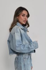 ⁦ג׳קט ג׳ינס קצר 7199⁩ – תמונה ⁦3⁩