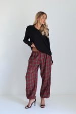 ⁦מכנס משבצת גומי 9140⁩ – תמונה ⁦41⁩